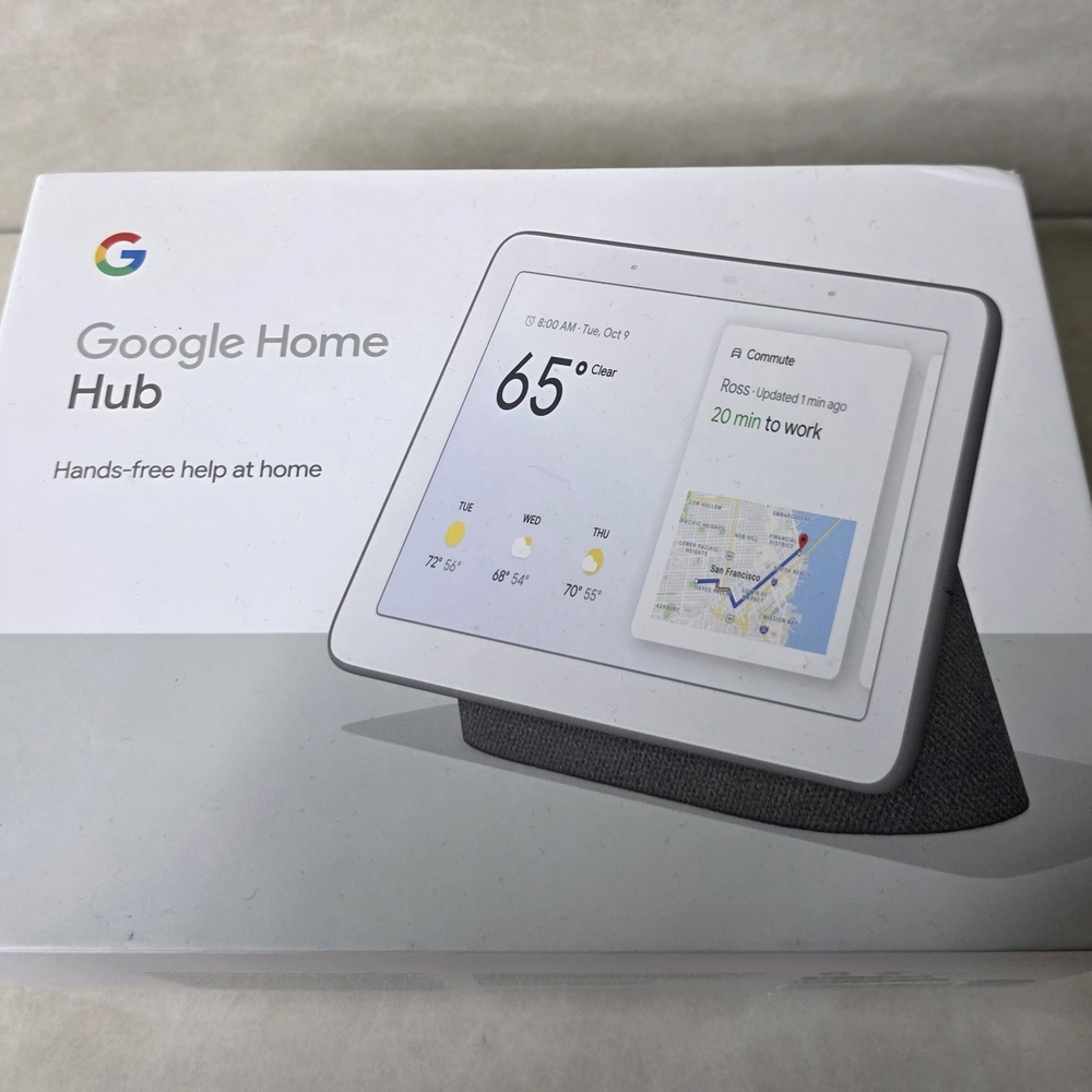Google Home Hub - White and Gray